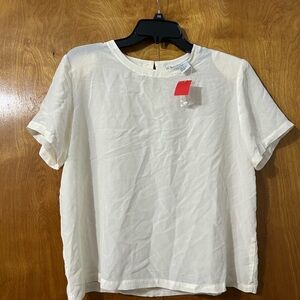 Stephanie Andrews Silk Blouse in Soft Ivory